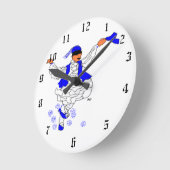 Horloge murale : Danse grecque de l'Evzone (Angle)