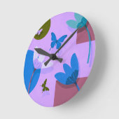 Horloge murale d'art coloré (Angle)