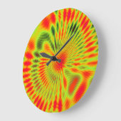 Horloge murale d'art mandala de mécanique quantiqu (Angle)
