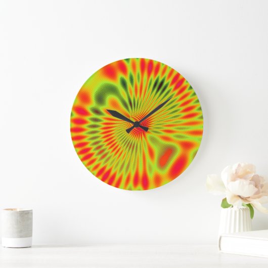 Horloge murale d'art mandala de mécanique quantiqu (Maison)