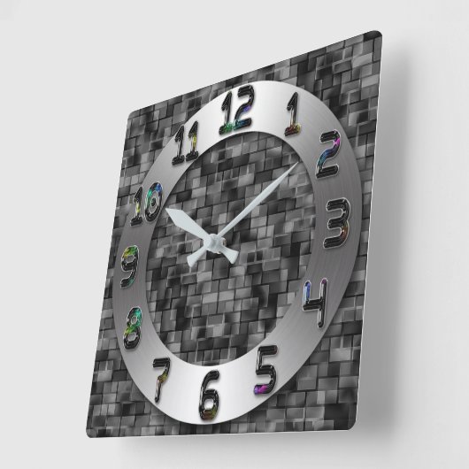 Horloge murale d'art moderne (Angle)