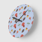 Horloge murale d'automne (Angle)
