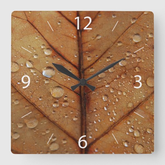 Horloge murale d'automne (Recto)