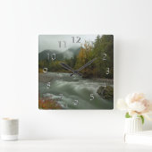 Horloge murale d'automne (Maison)