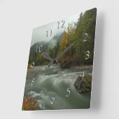 Horloge murale d'automne (Angle)