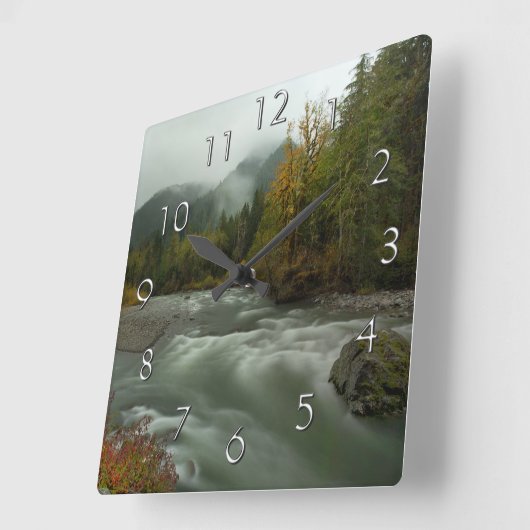 Horloge murale d'automne (Angle)