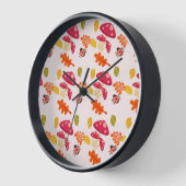Horloge murale d'automne (Angle)