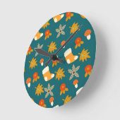 Horloge murale d'automne (Angle)