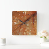 Horloge murale d'automne (Maison)