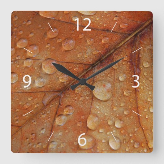 Horloge murale d'automne (Recto)