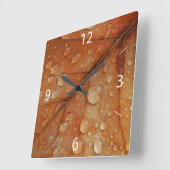 Horloge murale d'automne (Angle)