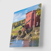 Horloge murale d'automne Dillard Mill (Angle)