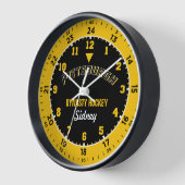 Horloge murale de 24 heures de la dynastie Pittsbu (Angle)