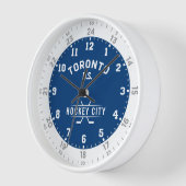 Horloge murale de 24 heures de Toronto (Angle)