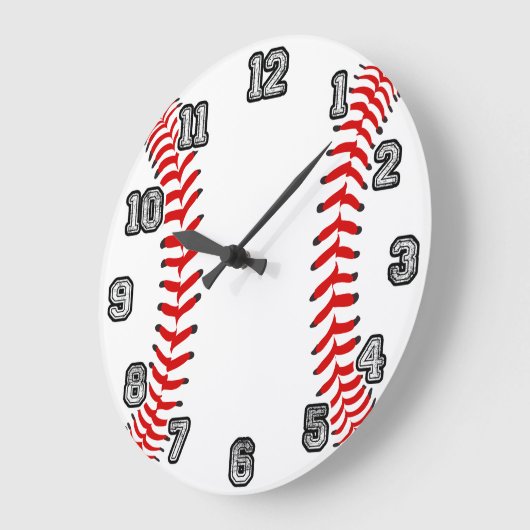 Horloge murale de baseball (Angle)