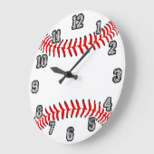 Horloge murale de baseball (Angle)
