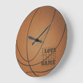 Horloge murale de basketball (Angle)