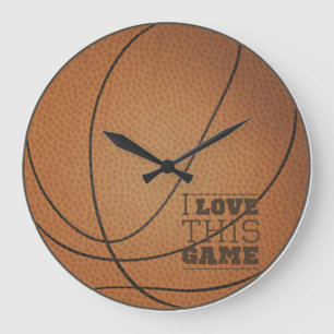Horloge murale de basketball