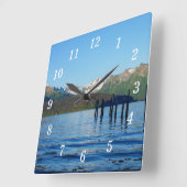 Horloge murale de beauté à l'étain (Angle)