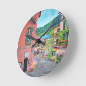 Horloge murale de Bellagio, Italie (Angle)