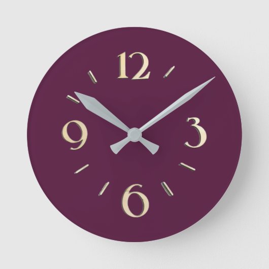 Horloge murale de Berry profonde (Recto)