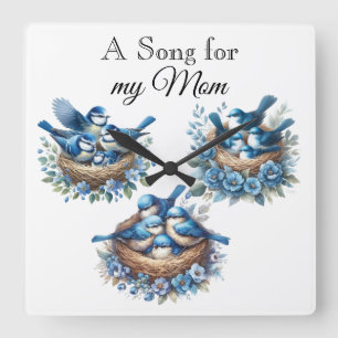 Horloge murale de Bluebird