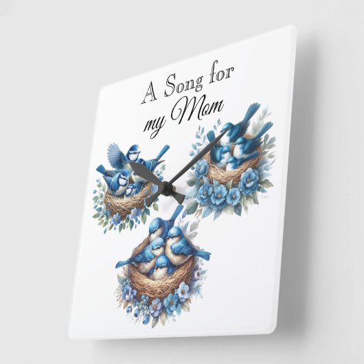 Horloge murale de Bluebird (Angle)