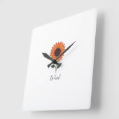 Horloge murale de "bonté fleurit "collection (Angle)