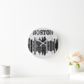 Horloge murale de Boston Skyline (Maison)
