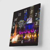Horloge murale de Buckingham Fountain Chicago (Angle)