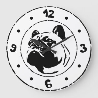 Horloge murale de Buldog en France