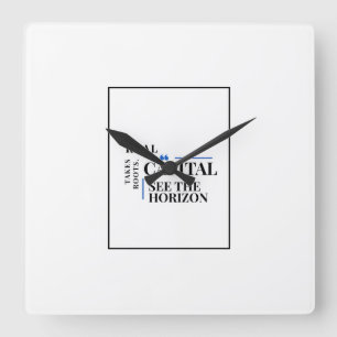 Horloge murale de bureau de finance décoration