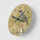 Horloge murale de cailles (Angle)