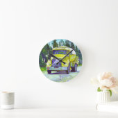 Horloge murale de camion-citerne aspirateur de (Maison)