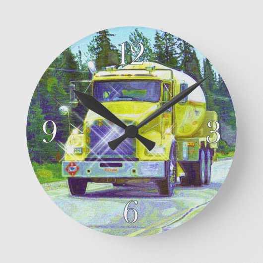 Horloge murale de camion-citerne aspirateur de (Recto)