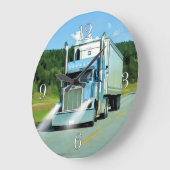 Horloge murale de Camion-Conducteurs de camion de (Angle)