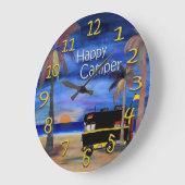 horloge murale de campeur (Angle)