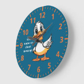 Horloge murale de canard drôle (Angle)