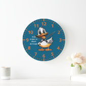 Horloge murale de canard drôle (Maison)