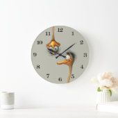 Horloge murale de canard gris (Maison)