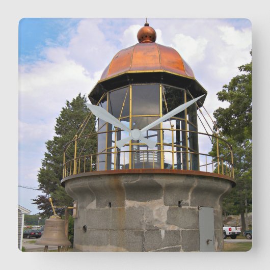 Horloge murale de carré de lanterne de phare de (Recto)