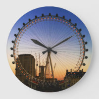 Horloge murale de cercle d'oeil de Londres