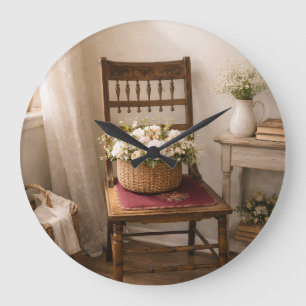 Horloge murale de chaise Country French – Cottage