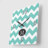 Horloge murale de Chevron (Angle)