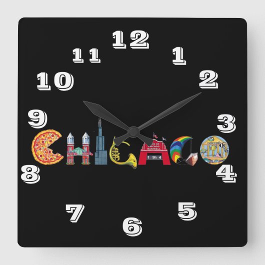 Horloge murale de Chicago (Recto)