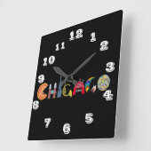 Horloge murale de Chicago (Angle)