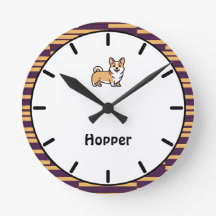 Horloge murale de Chien Chien Chien Chien Personna