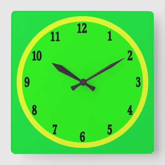 Horloge murale de citron et citron (Recto)
