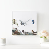 Horloge murale de collage d'animaux de faune (Maison)