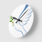 Horloge murale de colombe (Angle)